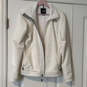 The North Face White Softshell Jacket M